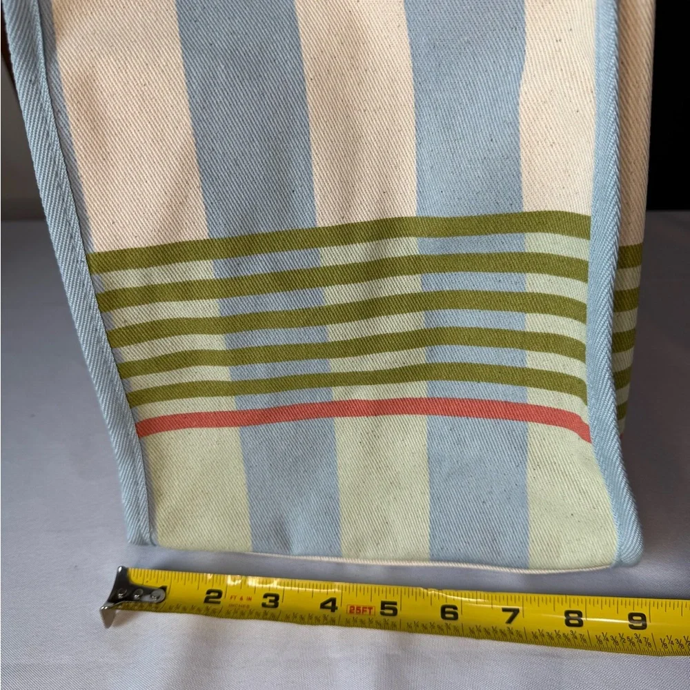 Magnolia Hearth & Hand Oversized Striped Canvas Tote Bag - Picture 7 of 11